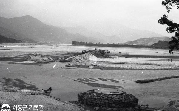 1978. 가뭄대책 섬진강 절강작업