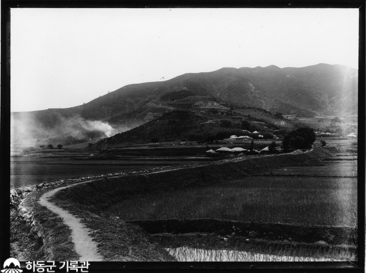 1915.경남하동 원동산성 부근 전경